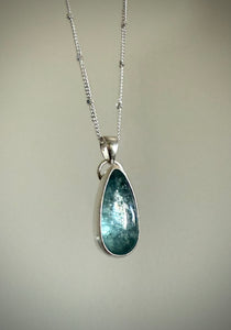 Paraiba Blue Kyanite Necklace