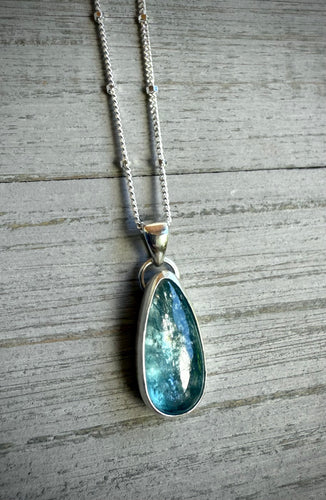 Paraiba Blue Kyanite Necklace