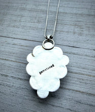 Load image into Gallery viewer, Hand Stamped Moonstone Pendant