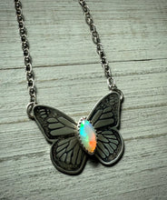 Load image into Gallery viewer, Opal Butterfly Necklace