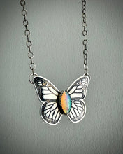 Load image into Gallery viewer, Opal Butterfly Necklace