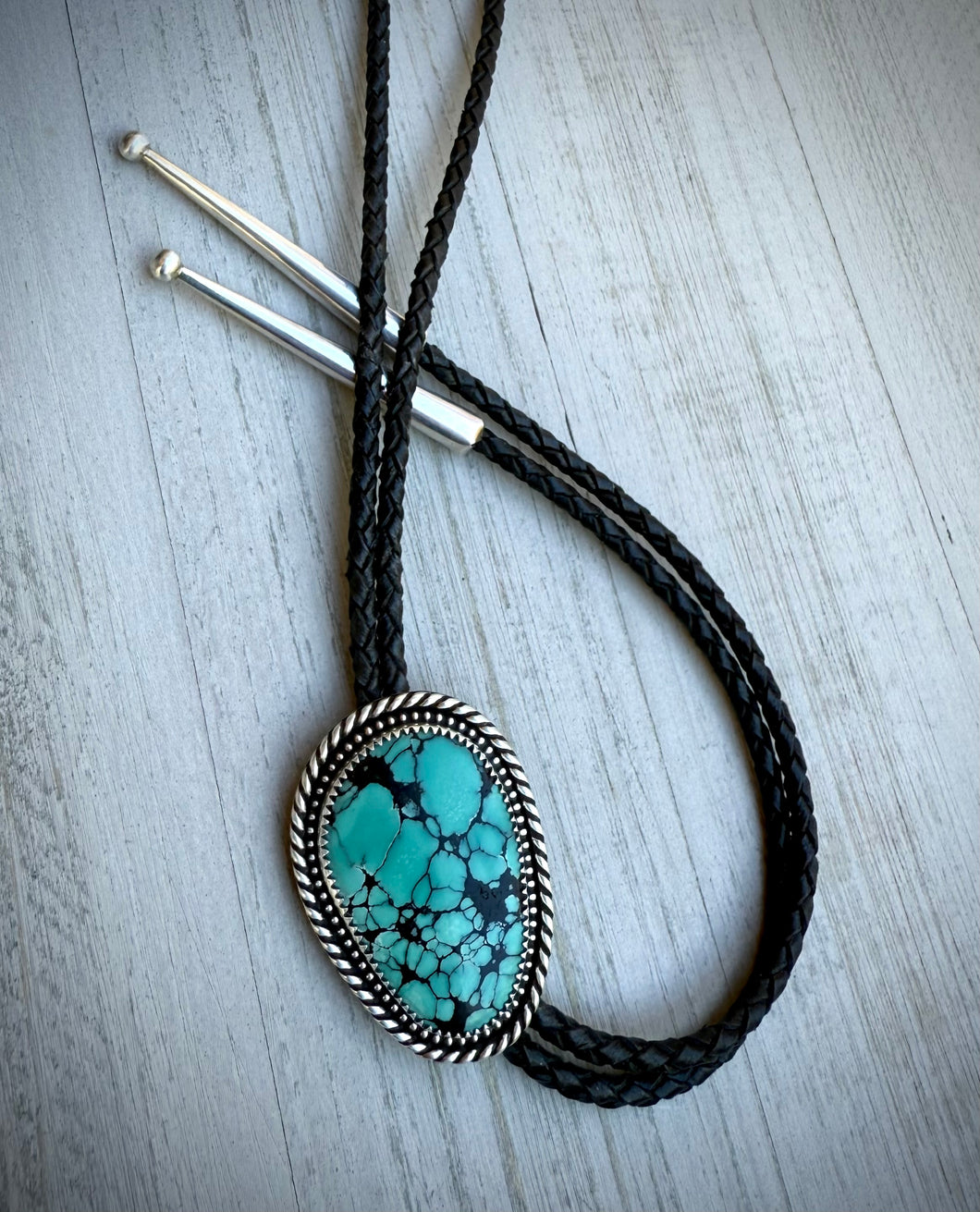 Hubei Turquoise Bolo Tie