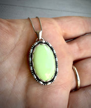 Load image into Gallery viewer, Lemon Chrysoprase Pendant