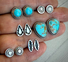 Load image into Gallery viewer, Turquoise Stud Earrings