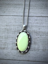 Load image into Gallery viewer, Lemon Chrysoprase Pendant