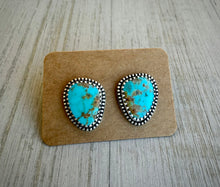 Load image into Gallery viewer, Turquoise Stud Earrings