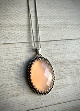 Load image into Gallery viewer, Fancy Peach Chalcedony Pendant