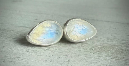 Moonstone Studs