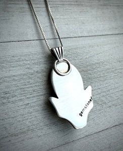Carnelian Bat Pendant