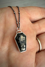 Load image into Gallery viewer, Marcasite Coffin Necklace