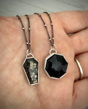 Load image into Gallery viewer, Marcasite Coffin Necklace