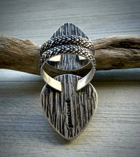 Load image into Gallery viewer, Bumblebee Jasper &amp; Onyx Double Stoned Ring