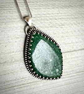 Dark Green Aventurine Pendant