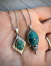 Load image into Gallery viewer, Southwestern Turquoise Nugget Pendant