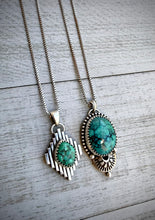 Load image into Gallery viewer, Southwestern Turquoise Nugget Pendant