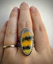 Load image into Gallery viewer, Bumblebee Jasper Ring