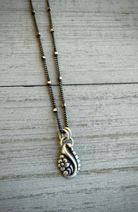 Silver Mehndi Necklace