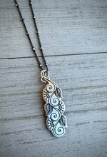 Load image into Gallery viewer, Silver Mehndi Necklace