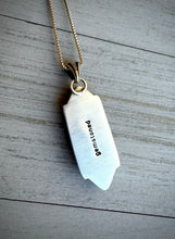 Load image into Gallery viewer, Chalcedony Elongated Hex Pendant