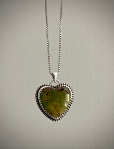 Hubei Turquoise Heart Necklace