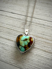 Load image into Gallery viewer, Turquoise Heart Pendant