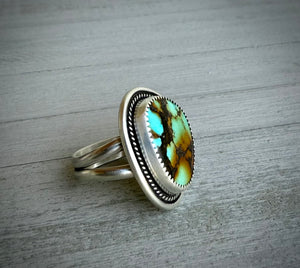 Shadowbox Bao Canyon Turquoise Ring