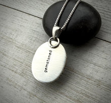 Load image into Gallery viewer, Faceted Moss Agate Pendant