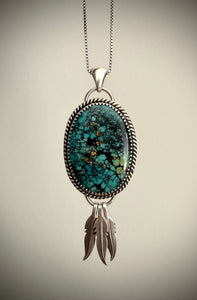Turquoise Dreamcatcher Pendant