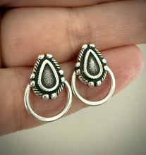 Load image into Gallery viewer, Teardrop Hoop Earrings