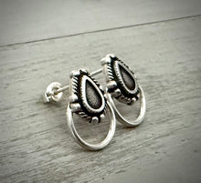 Load image into Gallery viewer, Teardrop Hoop Earrings