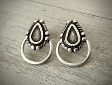 Load image into Gallery viewer, Teardrop Hoop Earrings