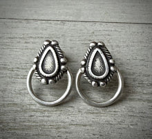Load image into Gallery viewer, Teardrop Hoop Earrings