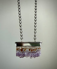 Load image into Gallery viewer, Amethyst Slice Necklace