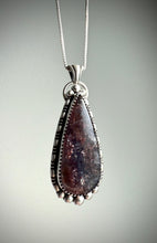 Load image into Gallery viewer, Bloodshot Iolite Sunstone Pendant