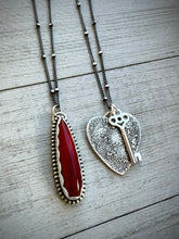 Load image into Gallery viewer, Rosarita Red Hot Love Necklace