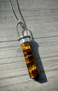 Tiger Eye Point Necklace