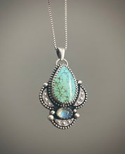 Load image into Gallery viewer, Turquoise &amp; Moonstone Pendant