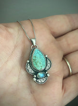 Load image into Gallery viewer, Turquoise &amp; Moonstone Pendant