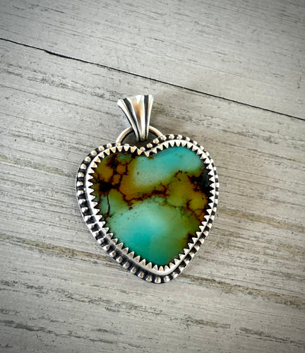 Reserved: Turquoise Heart Ring & Pendant