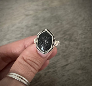 Midnight Quartz Ring