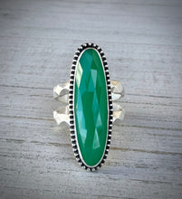 Load image into Gallery viewer, Faceted Chrysoprase Ring