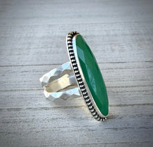 Load image into Gallery viewer, Faceted Chrysoprase Ring