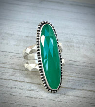 Load image into Gallery viewer, Faceted Chrysoprase Ring
