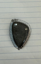 Load image into Gallery viewer, Reserved: Silver Obsidian Ring- Deposit