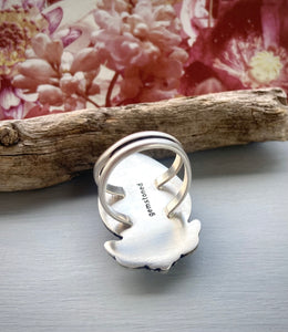 Rose Quartz Flora Ring