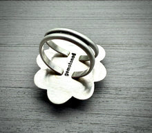 Load image into Gallery viewer, Hand Stamped Turquoise Ring