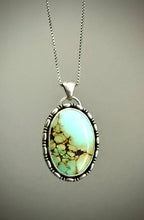 Load image into Gallery viewer, Polychrome Hubei Turquoise Pendant