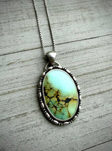 Load image into Gallery viewer, Polychrome Hubei Turquoise Pendant