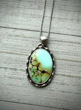 Load image into Gallery viewer, Polychrome Hubei Turquoise Pendant
