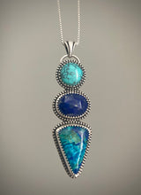 Load image into Gallery viewer, Triple Stoned Pendant-RESERVED